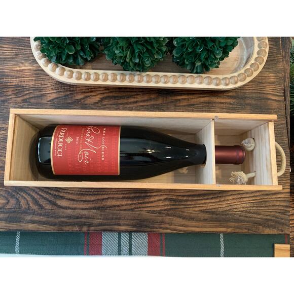 Personalized Wooden Wine Box - Picture 3 of 8